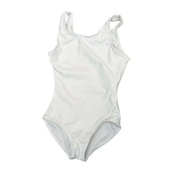 Capezio White Tank Leotard TB142C Size S Child Ballet Dance - Picture 2 of 5